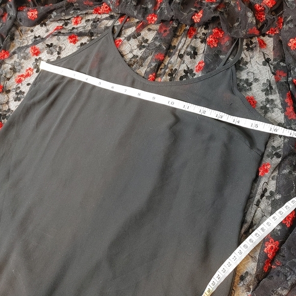 ZARA embroidered mesh maxi dress XS - Picture 14 of 16